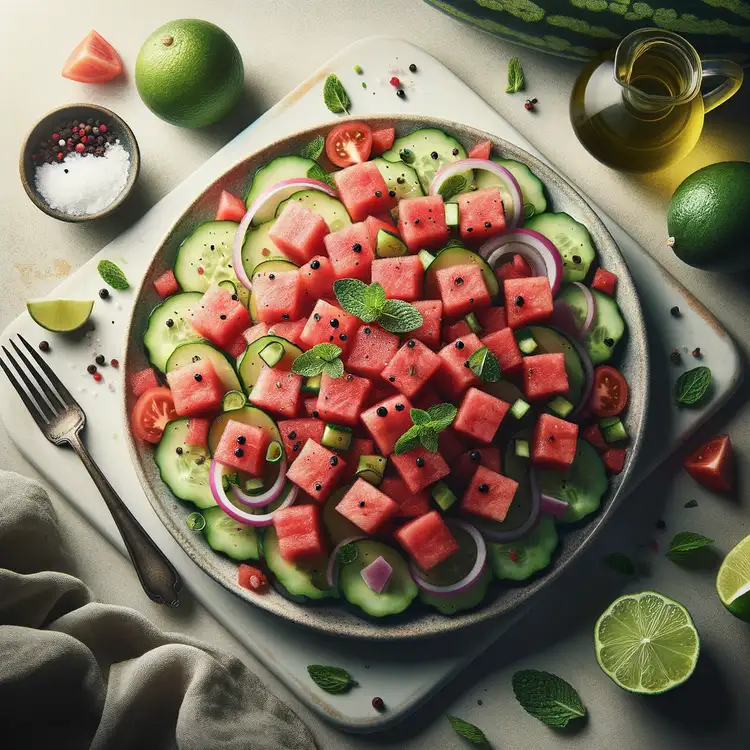 Melonen-Salat Recipe