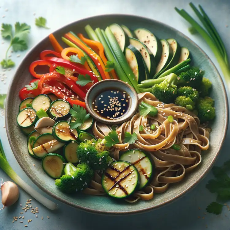 Miso-Nudeln mit Gemüse Recipe