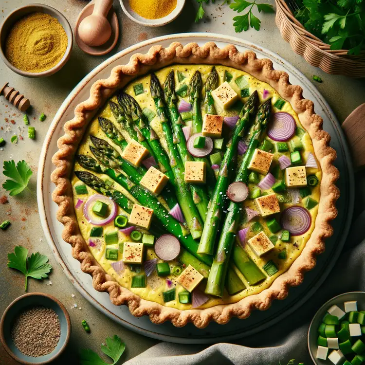 Quiche mit grĂĽnem Spargel Recipe