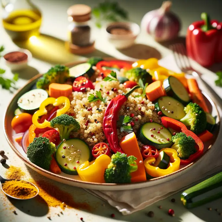 Quinoa-Gemüse-Pfanne Recipe