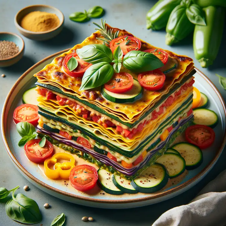 Regenbogen-Lasagne Recipe