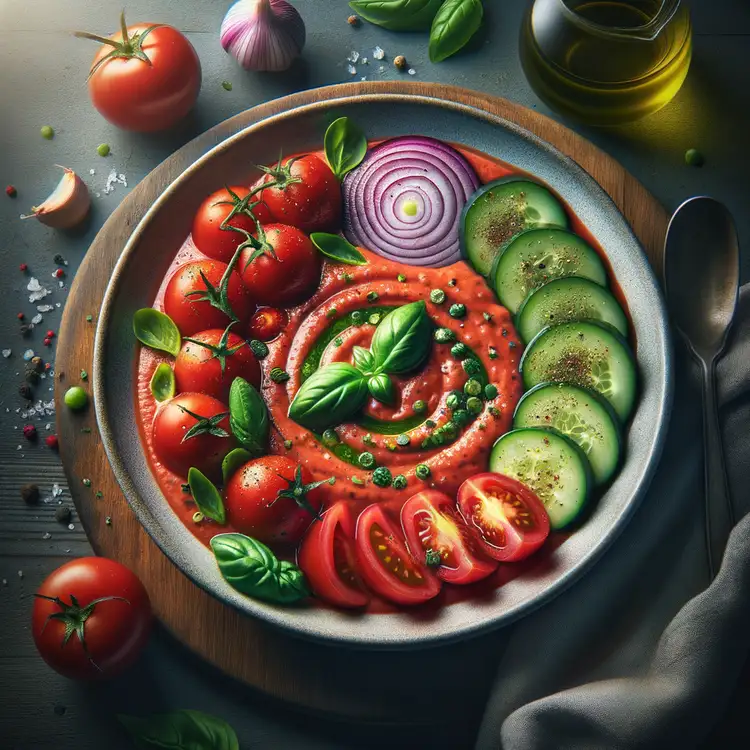 Schnelles Gazpacho-Rezept Recipe
