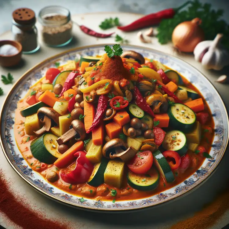 Sojahackpfanne mit Gemüse Recipe