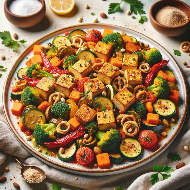 Tofu-Gemüse-Auflauf Recipe