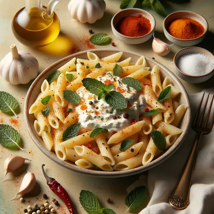 Türkische Pasta mit Joghurt-Sauce Recipe