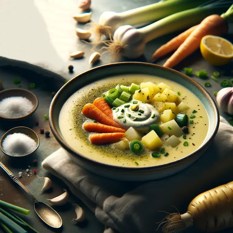 Vegane Creme Fraîche-Suppe Recipe