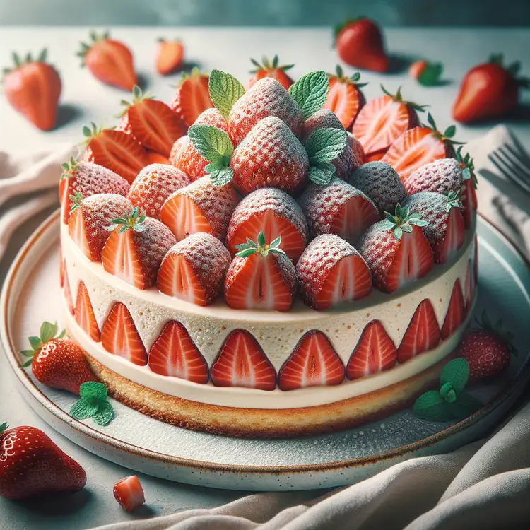 Vegane Mascarpone-Erdbeer-Torte Recipe