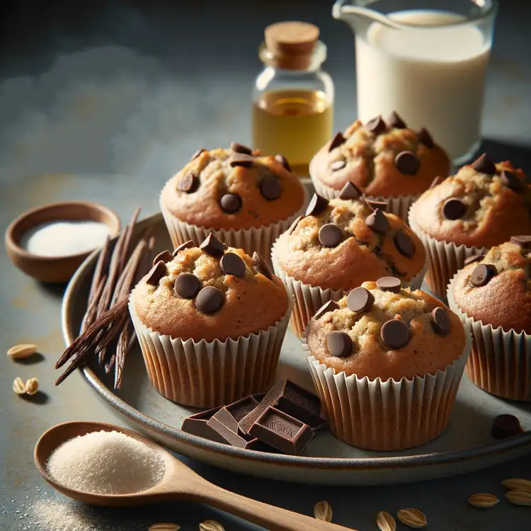 Vegane Muffins mit Schokotropfen Recipe