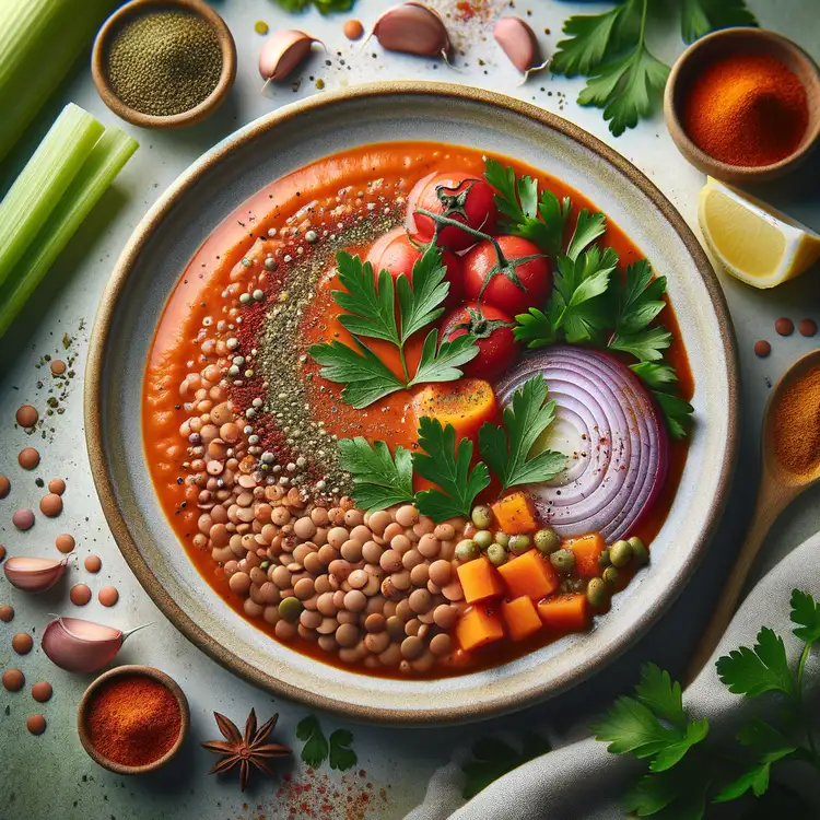 Vegane Rote Linsensuppe Recipe