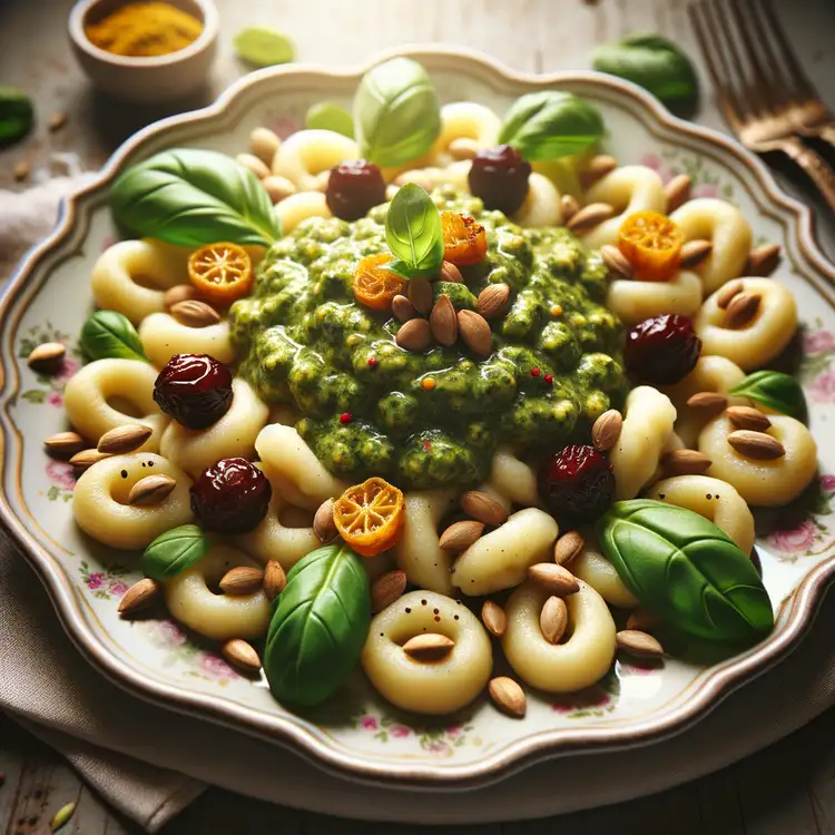 Vegane Spätzle mit Pesto Recipe