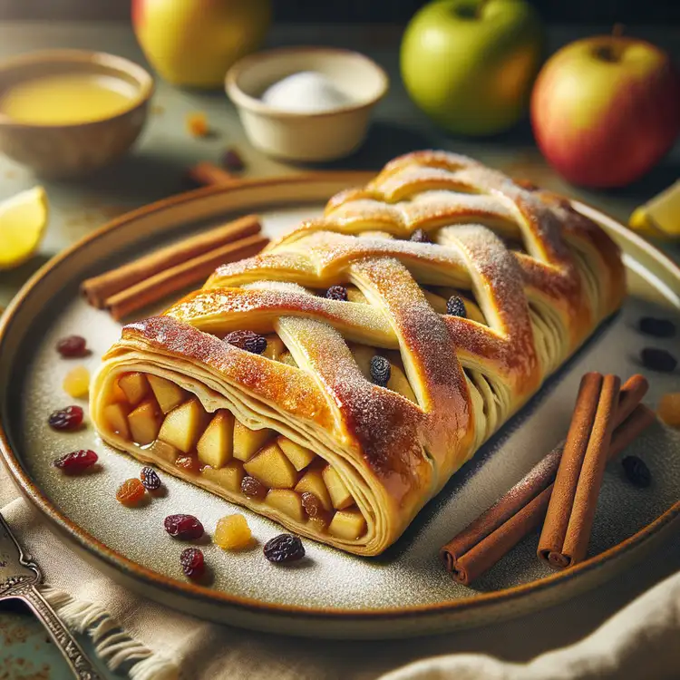 Veganer Blätterteig-Apfelstrudel Recipe