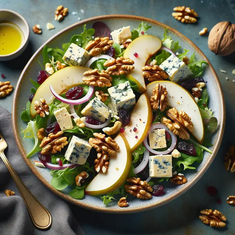 Veganer Blauschimmelkäse-Salat Recipe