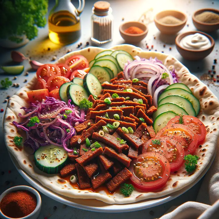 Veganer Döner mit Seitan Recipe