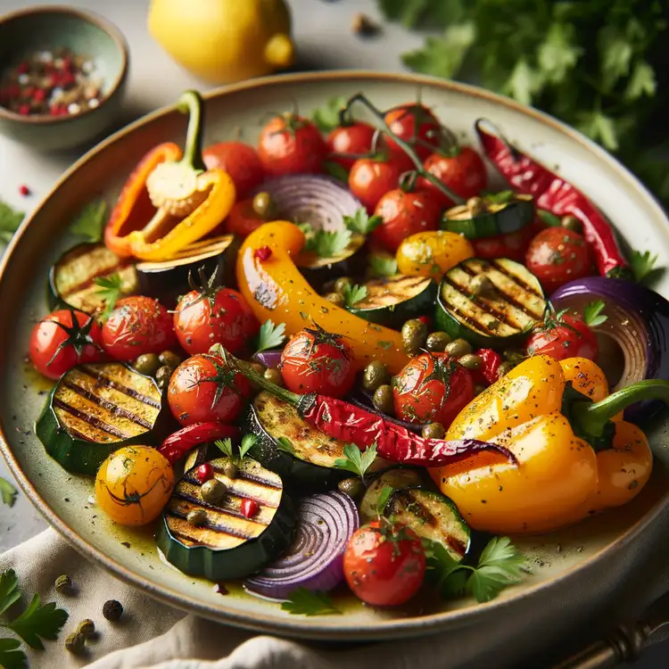 Veganer Grillgemüsesalat Recipe