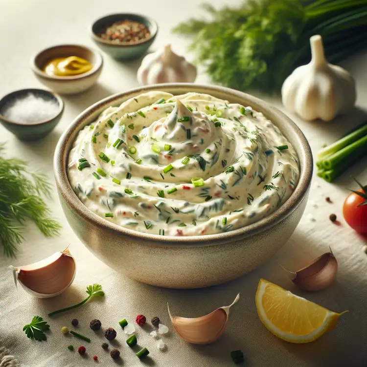 Veganer Kräuterdip Recipe