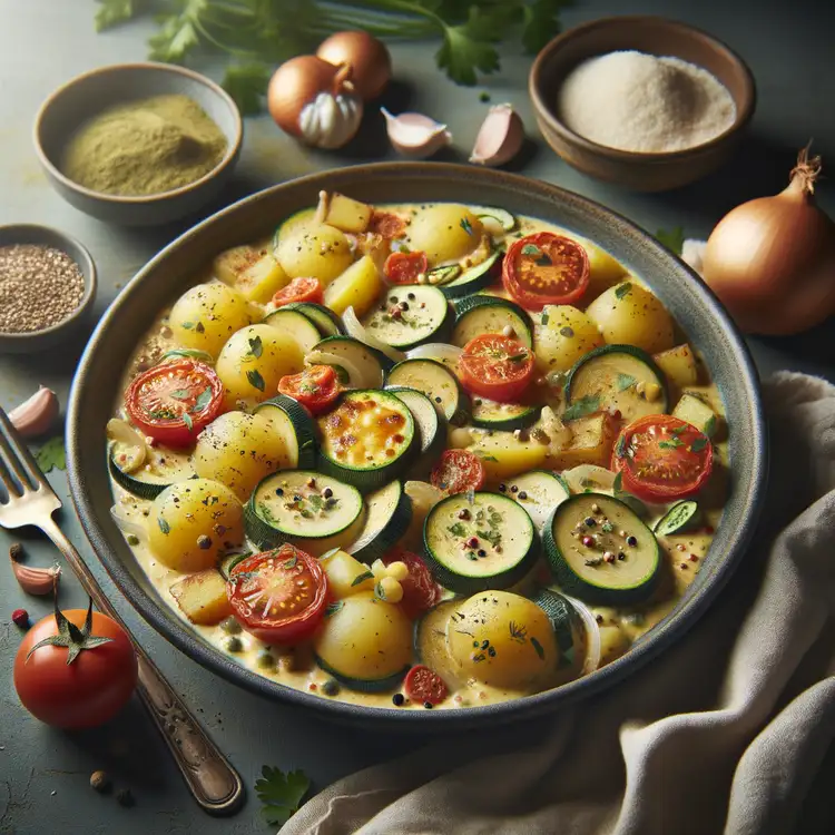 Veganer Zucchini-Auflauf Recipe