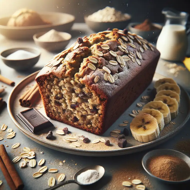 Veganes Bananenbrot mit Haferflocken Recipe