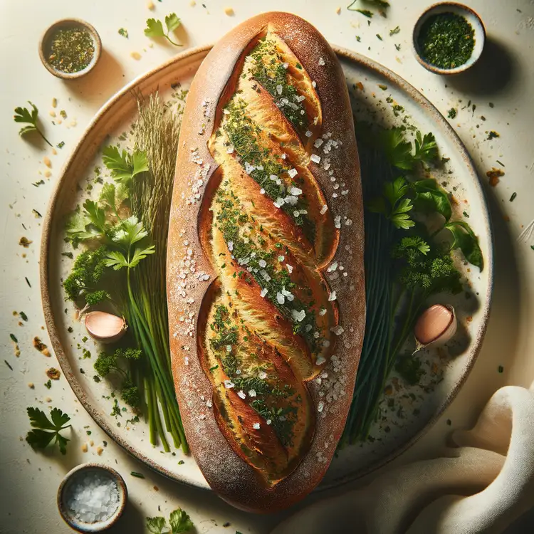 Veganes Kräuterbaguette Recipe