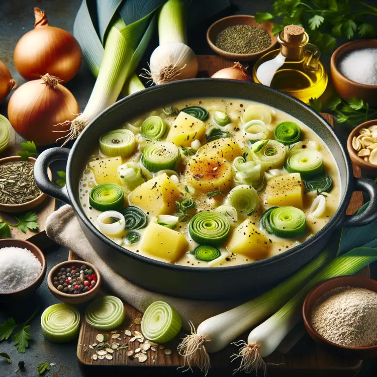 Vegetarische Lauchcremesuppe Recipe