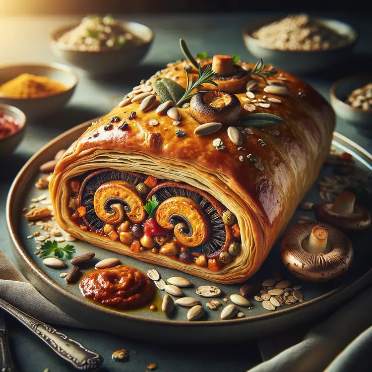 Vegetarisches Filet Wellington Recipe