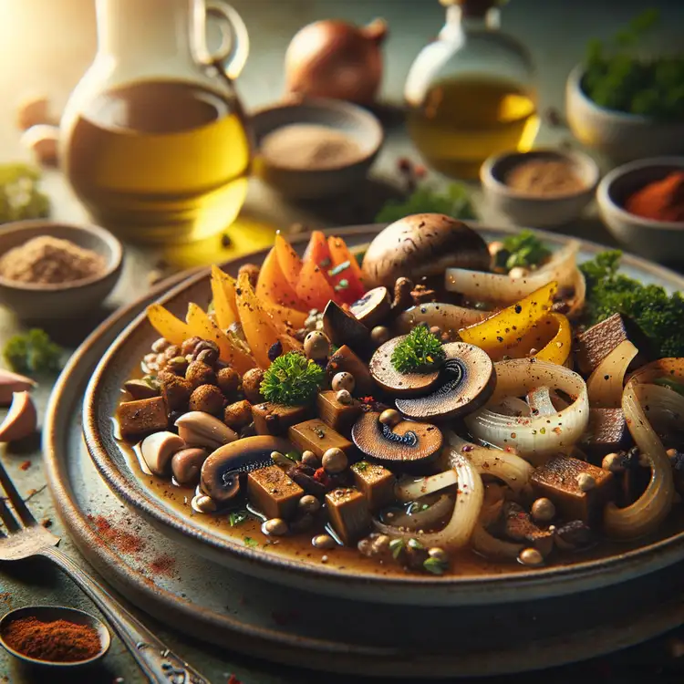 Vegetarisches Geschnetzeltes mit Pilzen Recipe