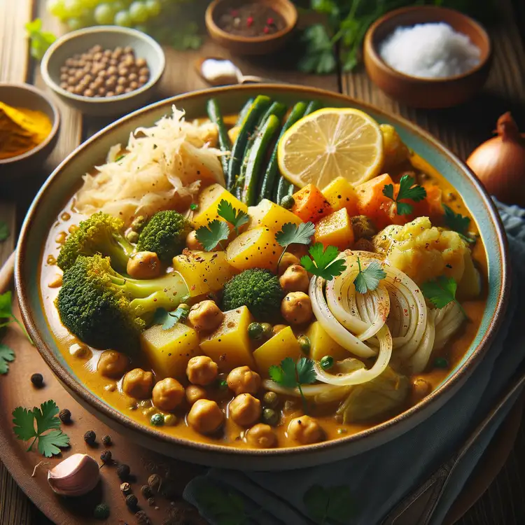 Vegetarisches Spitzkohl-Curry Recipe