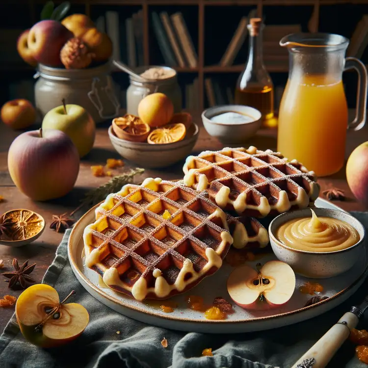 Waffeln mit Apfelmus Recipe