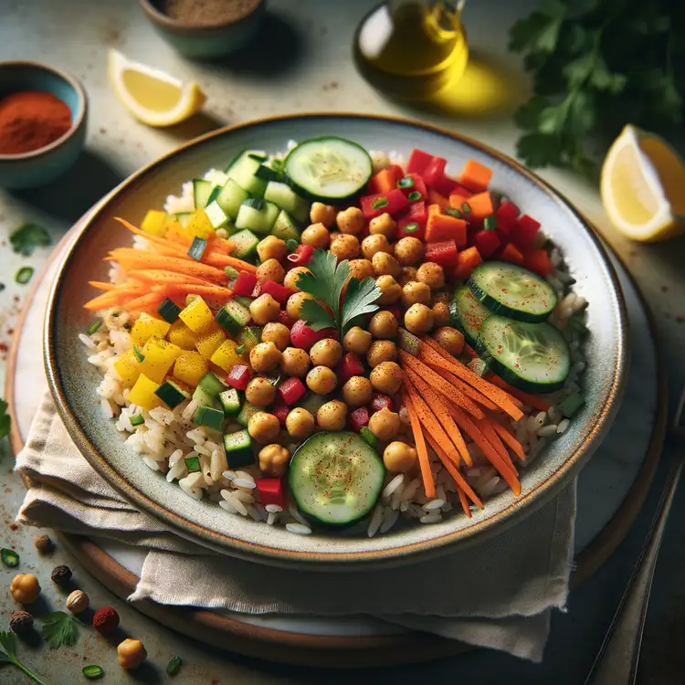 Würziger Reissalat Recipe