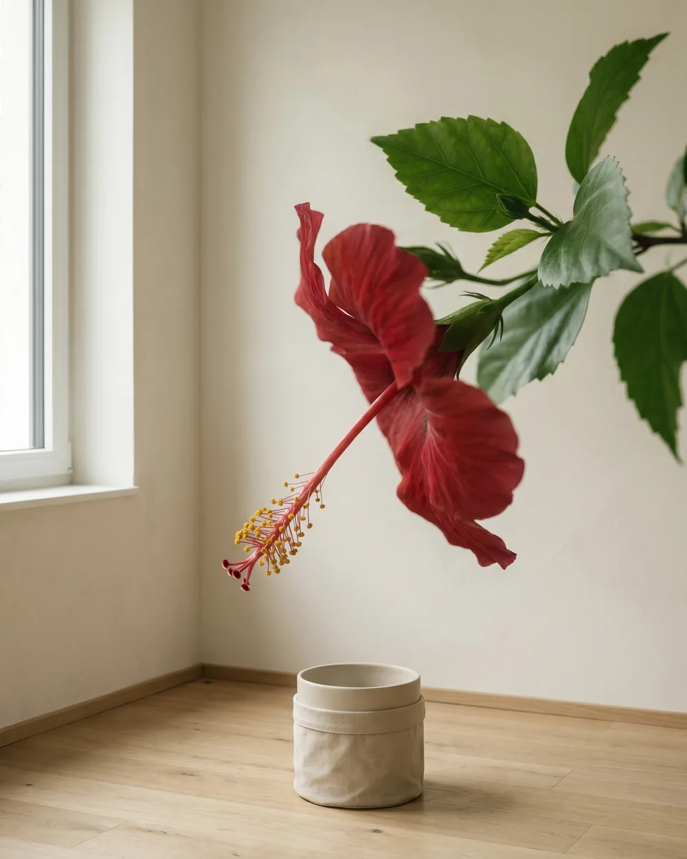 Chinesischer Roseneibisch Detail