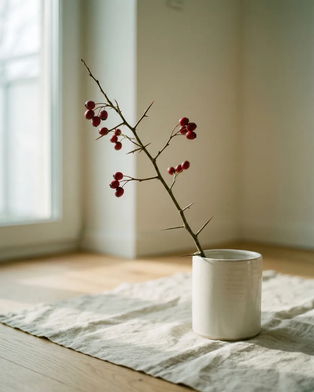 Eingriffeliger Weißdorn Detail