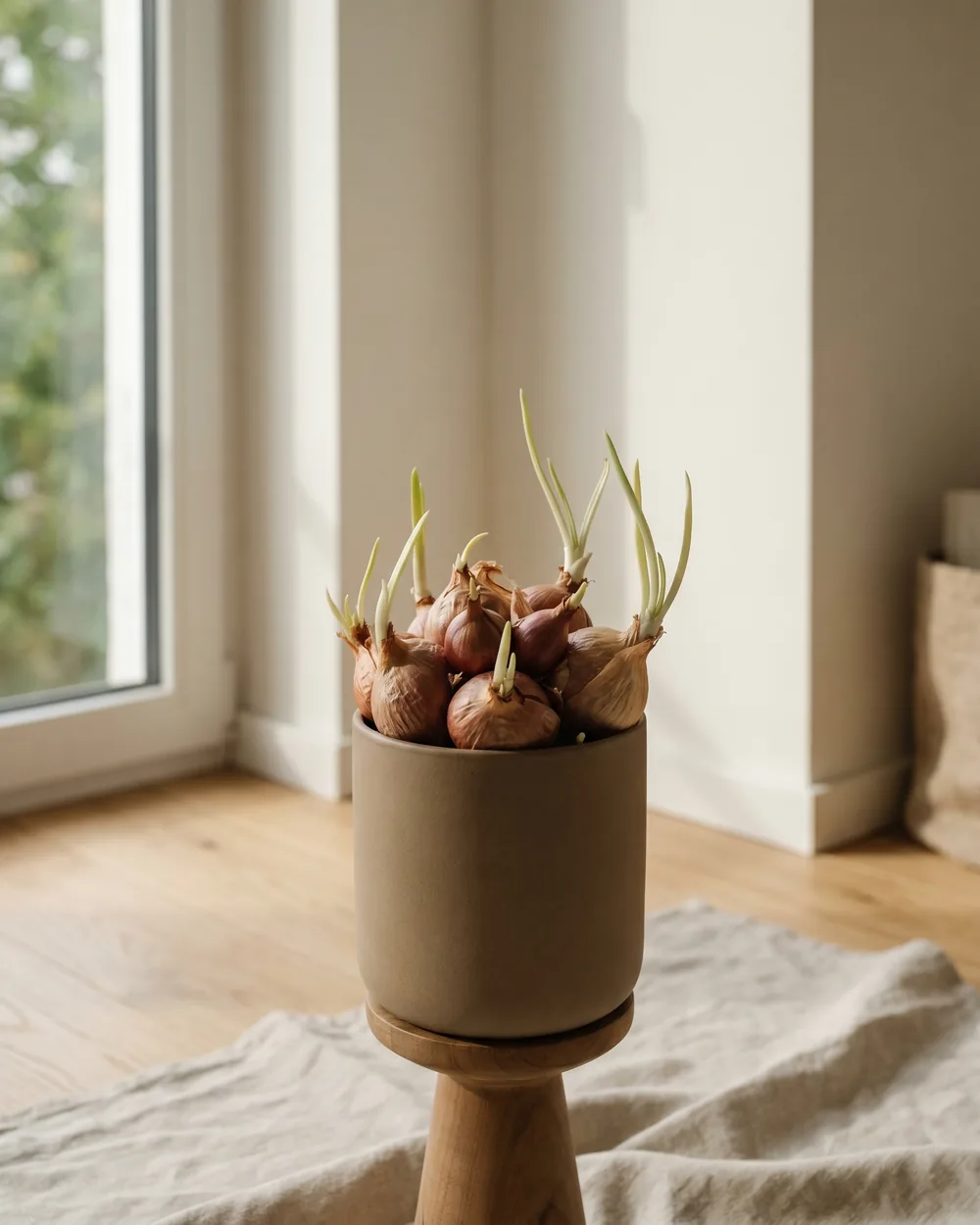 Etagenzwiebel Detail