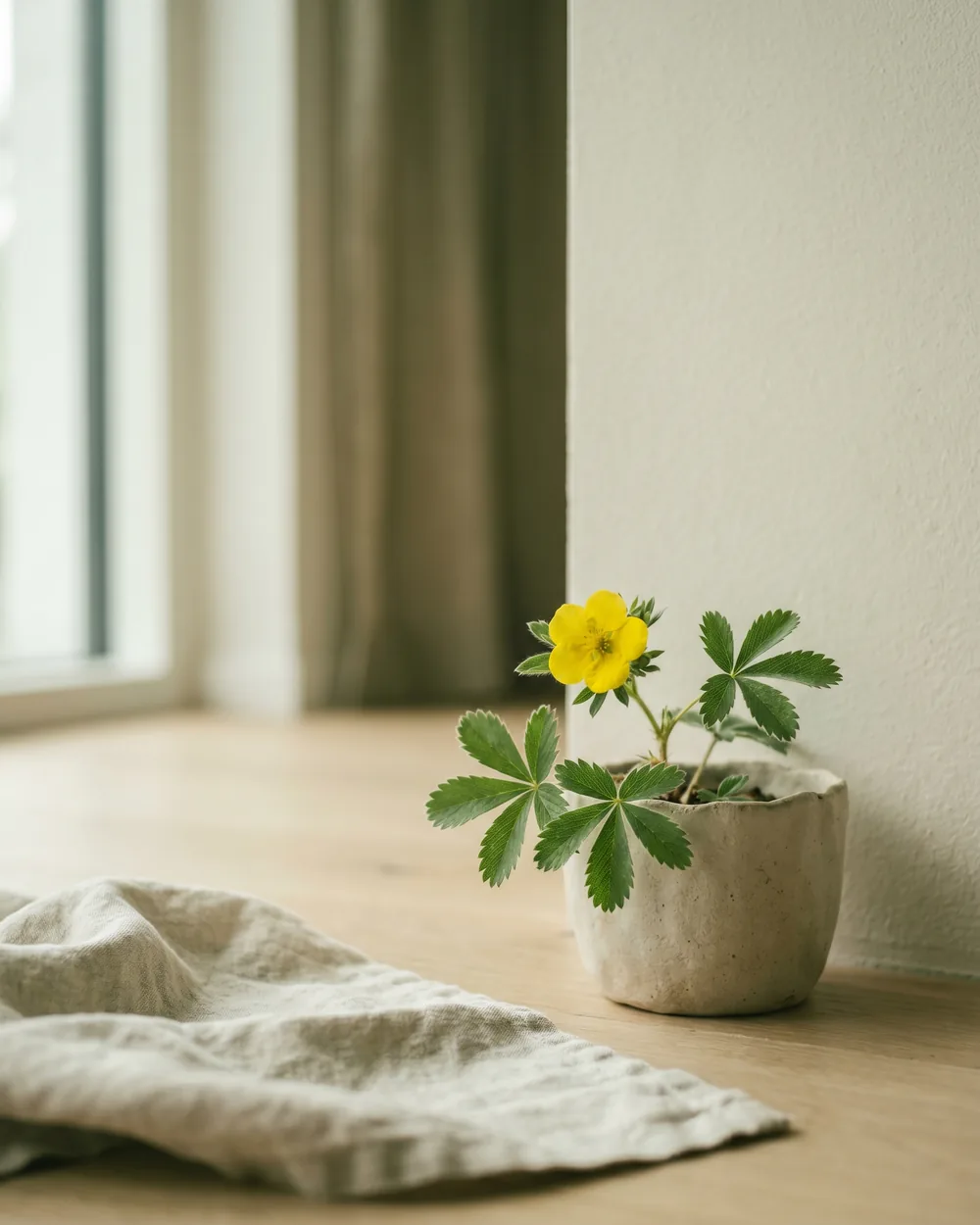 Fingerstrauch Detail