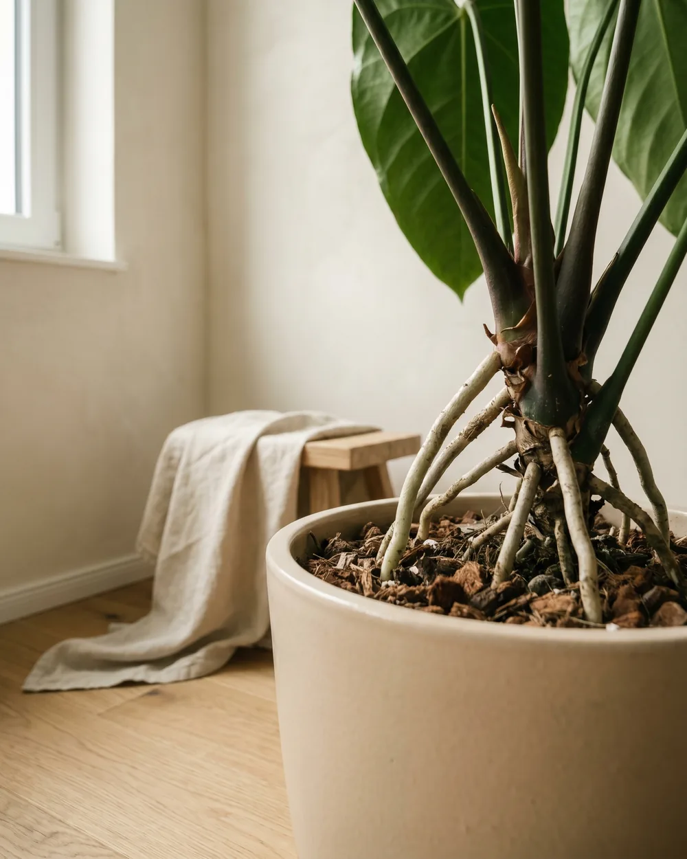 Flamingoblume Detail