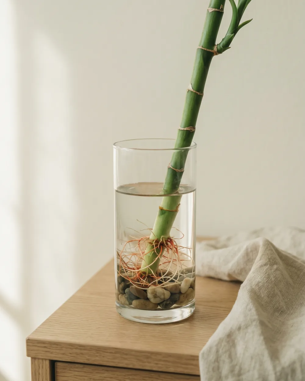 Glücksbambus Detail