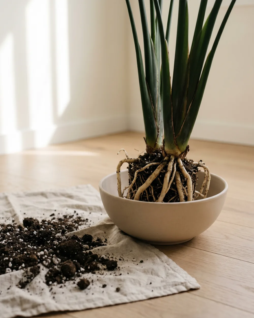 Baum-Strelitzie Detail