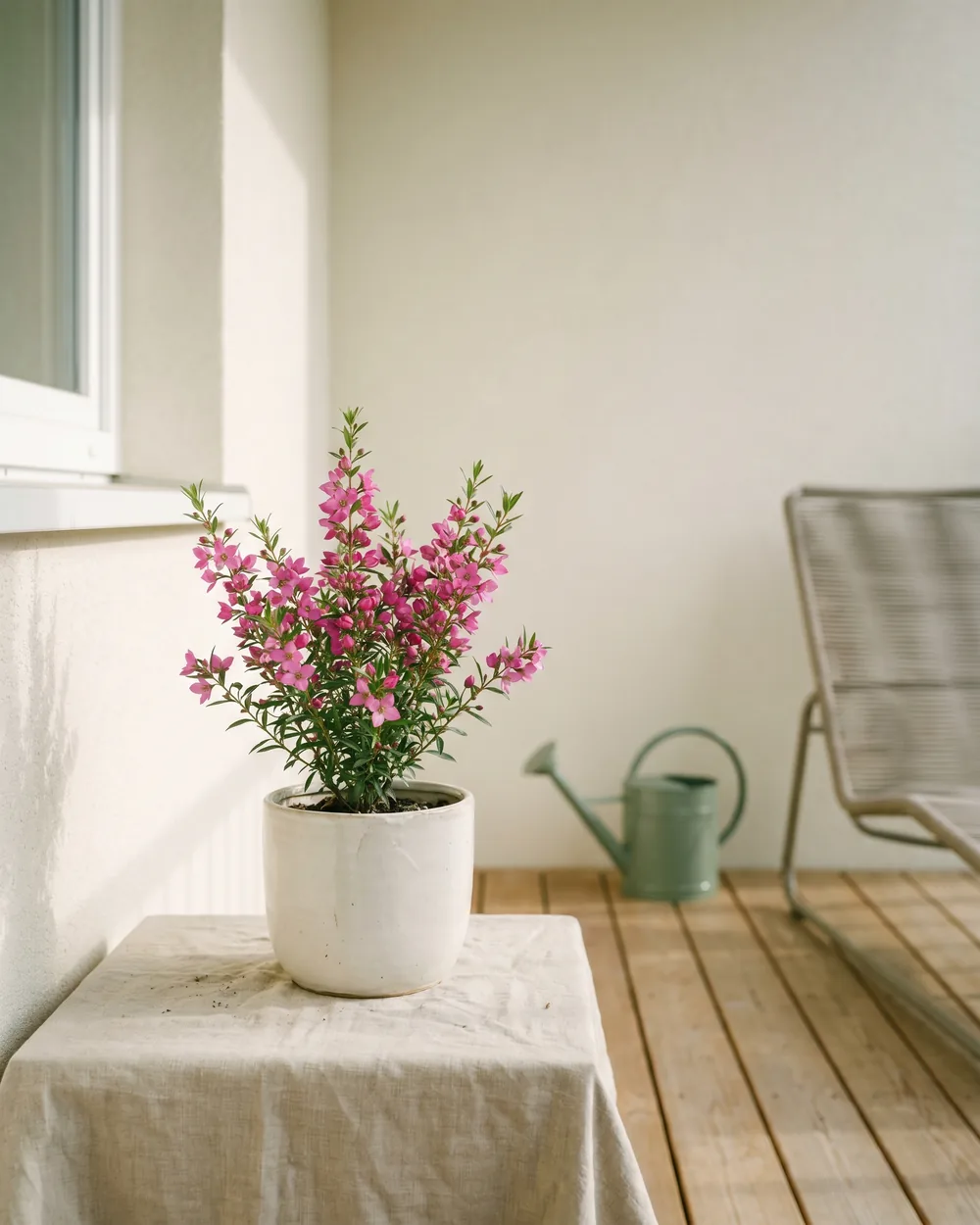 Boronie styliert im Wohnraum