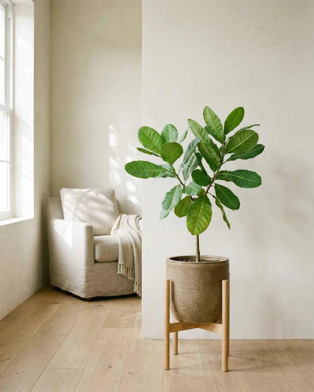 Cashewbaum styliert im Wohnraum