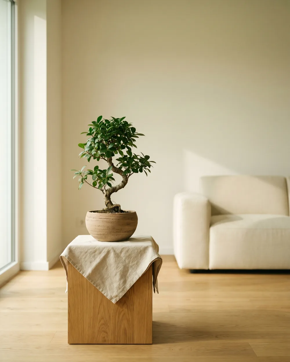 Chinesische Feige styliert im Wohnraum