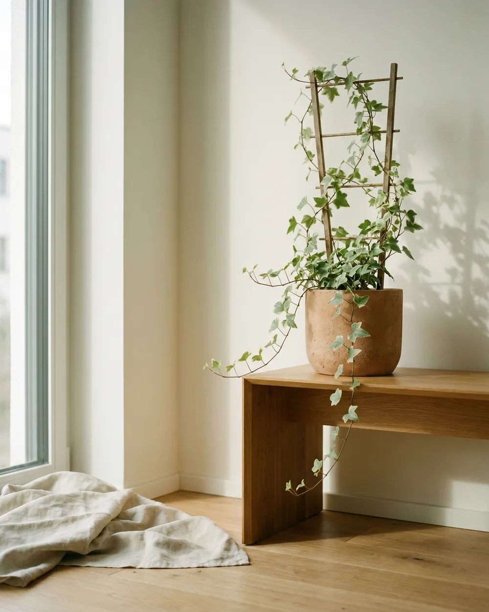 Efeu styliert im Wohnraum