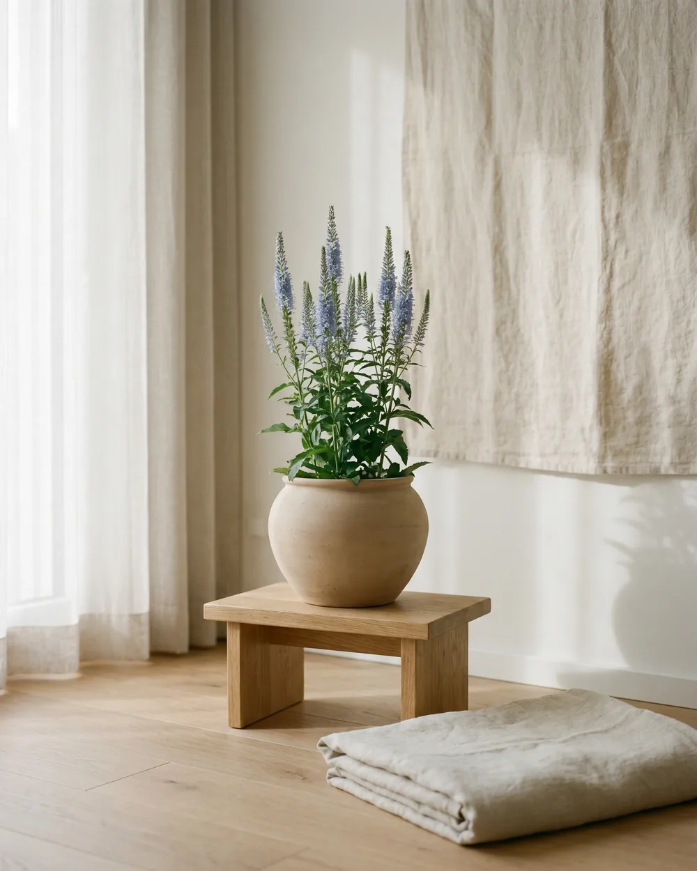 Ehrenpreis styliert im Wohnraum