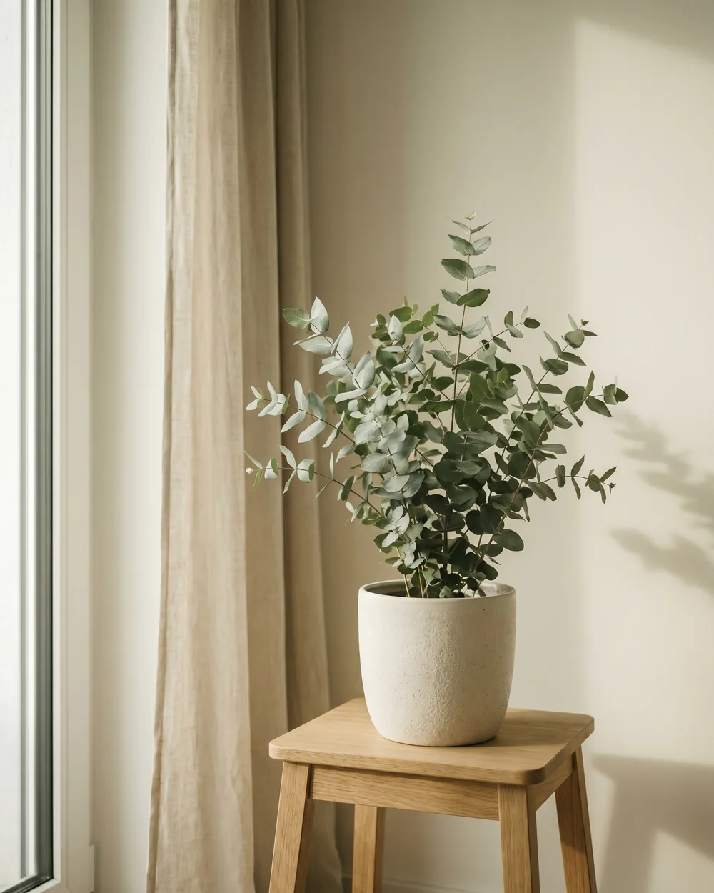 Eukalyptus styliert im Wohnraum