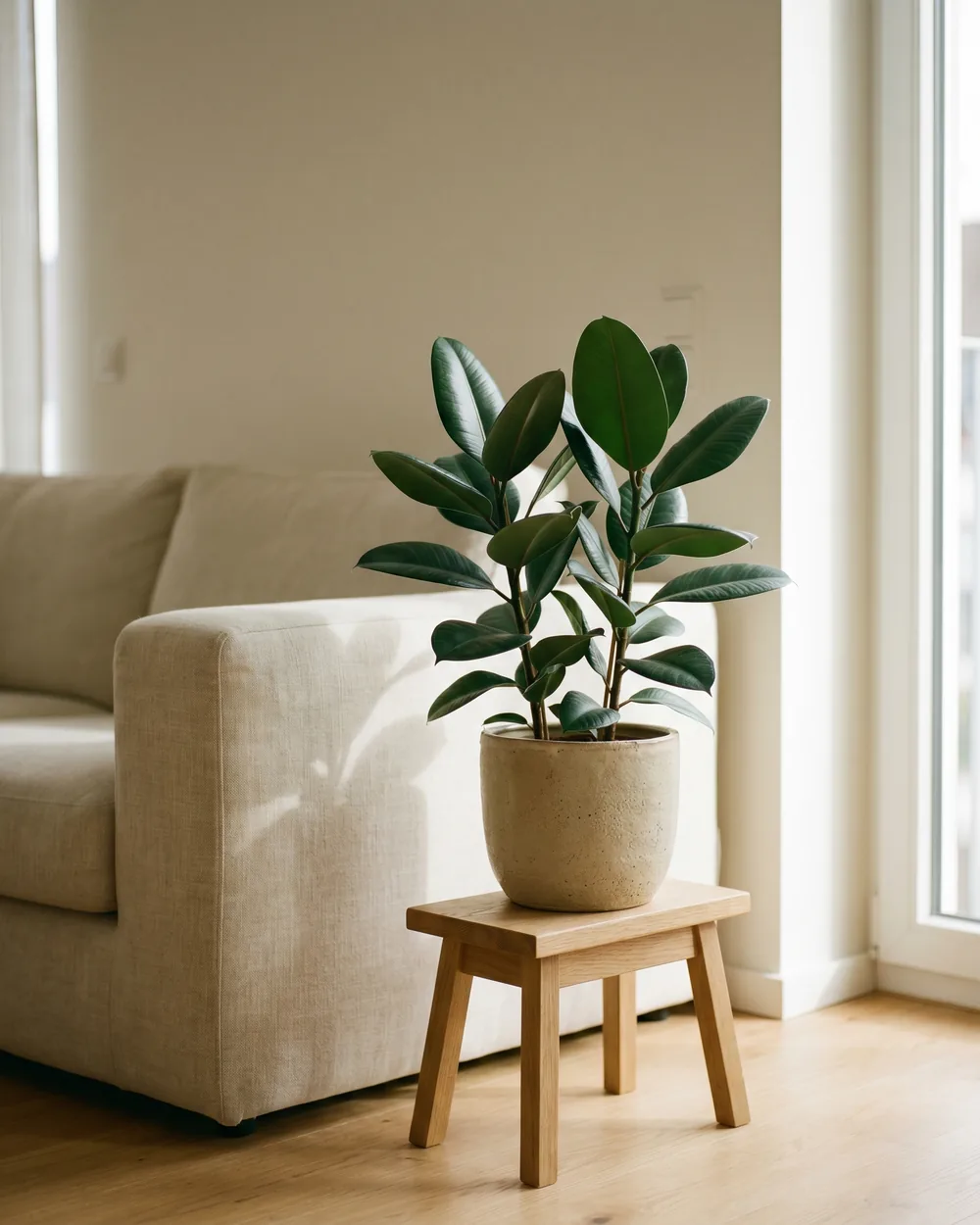 Feige styliert im Wohnraum