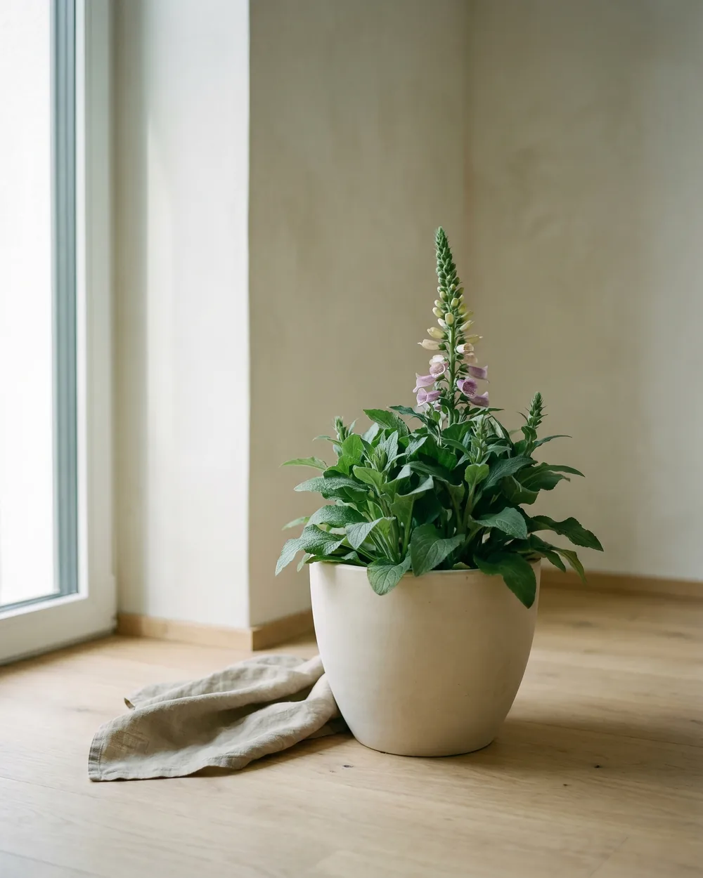 Fingerhut styliert im Wohnraum