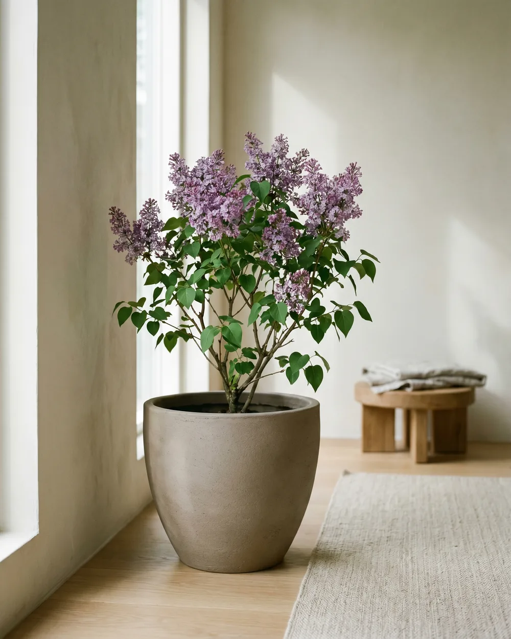 Flieder styliert im Wohnraum