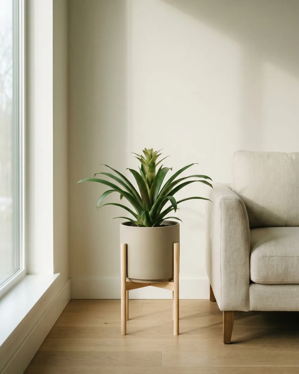 Guzmanie styliert im Wohnraum