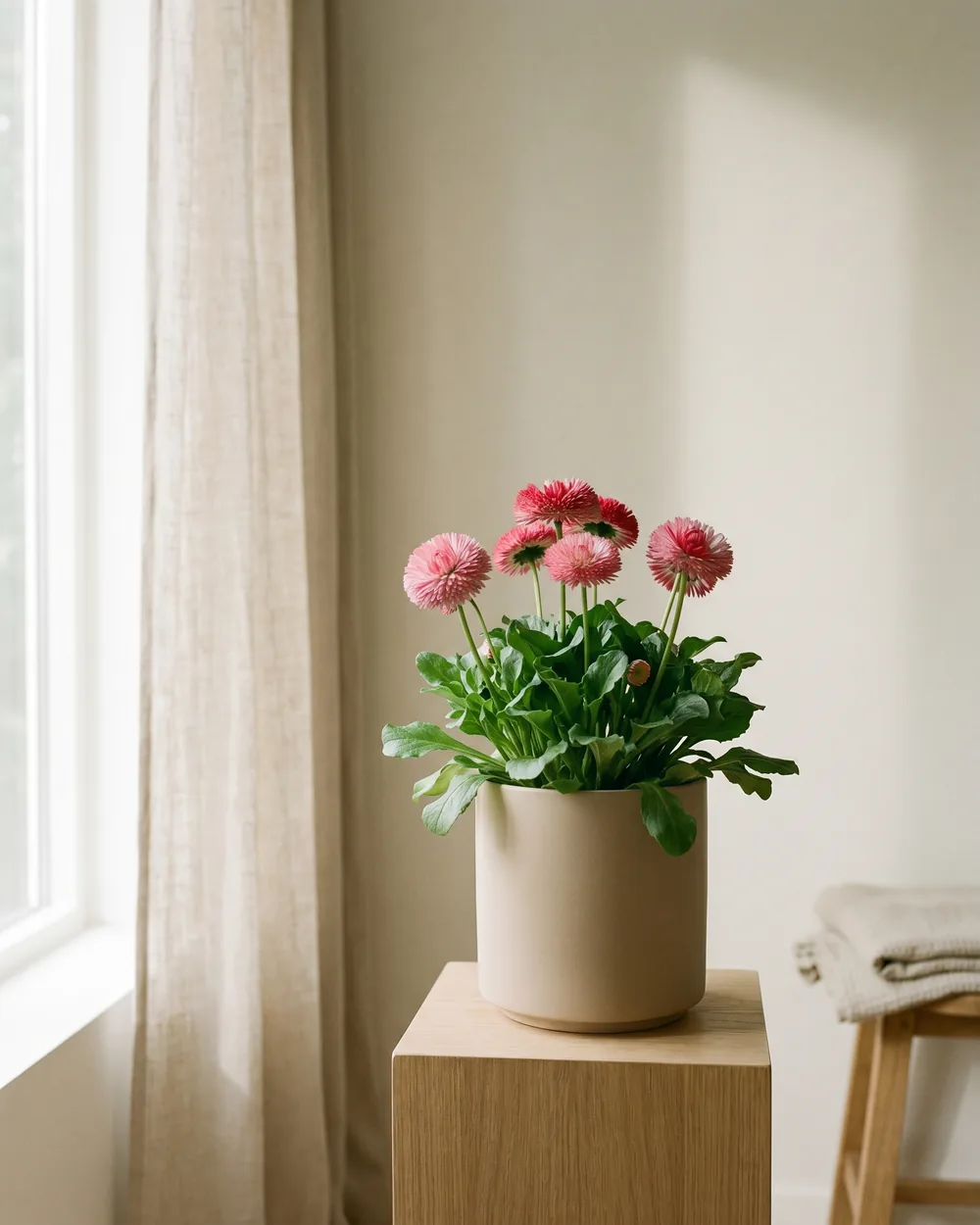 Gänseblümchen styliert im Wohnraum