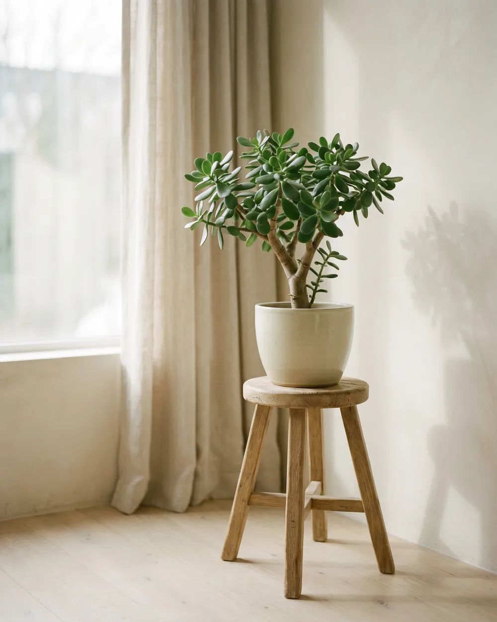 Geldbaum styliert im Wohnraum