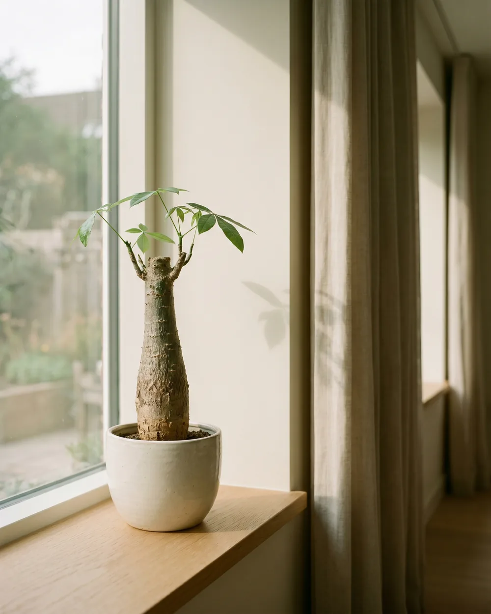 Affenbrotbaum styliert im Wohnraum