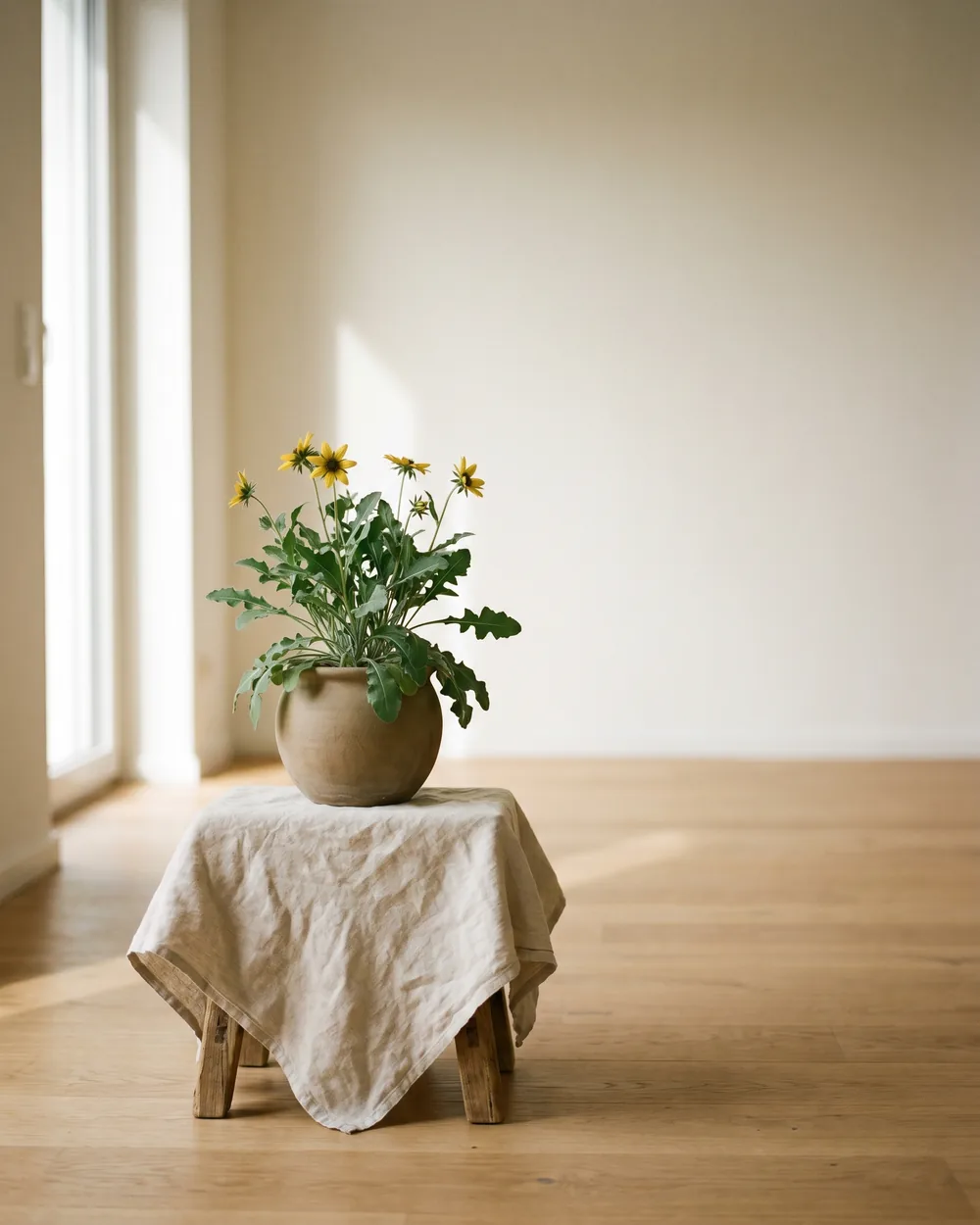 Berlandiera lyrata styliert im Wohnraum