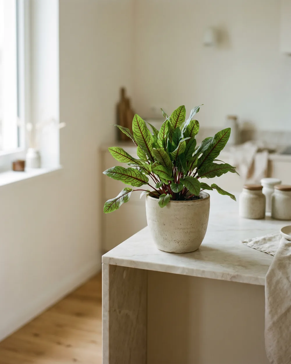 Blutampfer styliert im Wohnraum